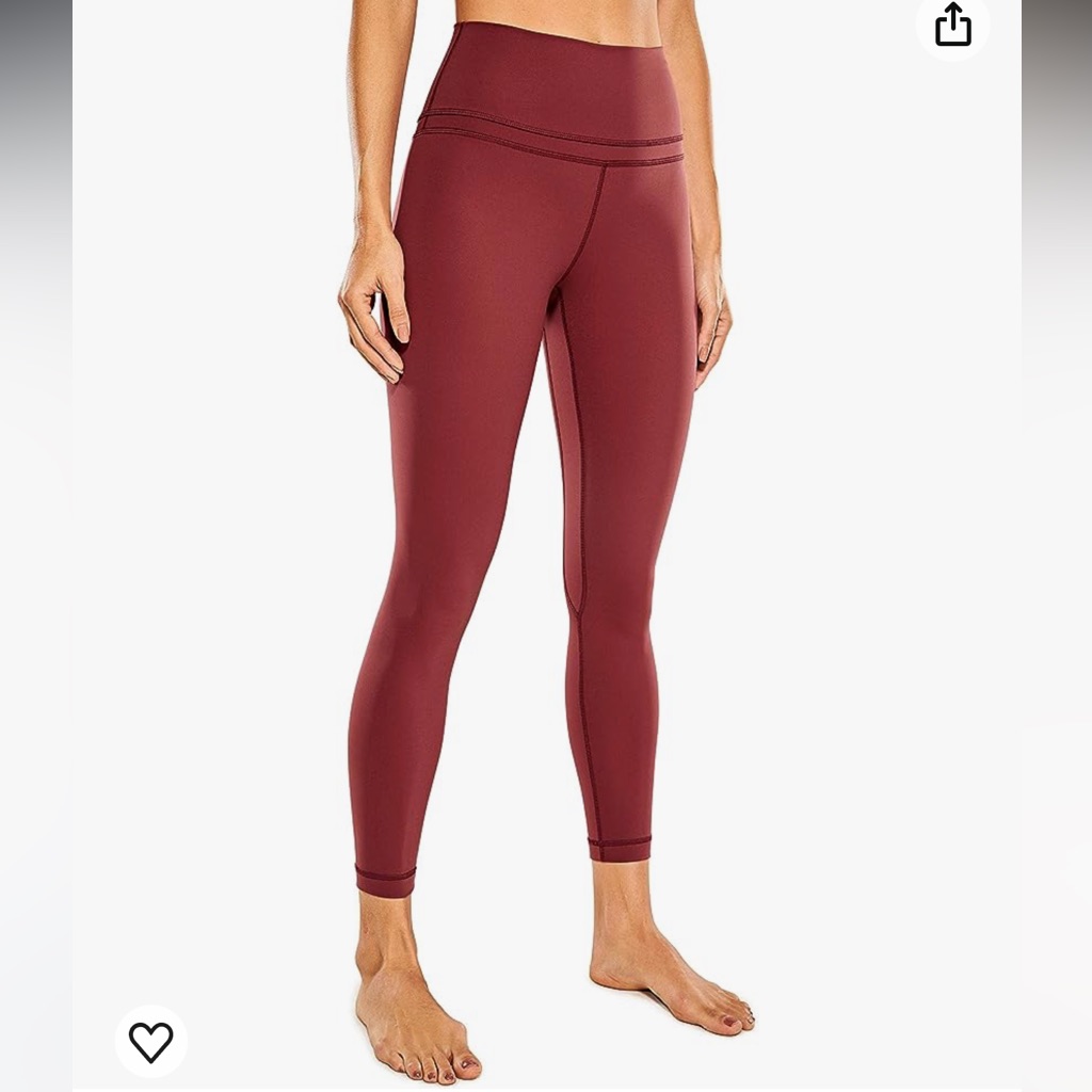 Crz Yoga Womens Naked Feeling Workout 7/8 Yoga Leggings